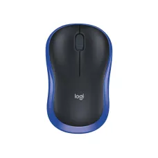 Mysz bezprzewodowa Logitech M185 optyczna czarno-niebieska