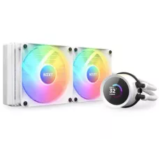 Chłodzenie wodne NZXT Kraken 240 RGB LCD białe