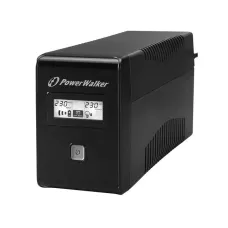 Zasilacz awaryjny UPS Power Walker Line-Interactive 650VA 2xSCHUKO RJ11 USB LCD