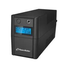 Zasilacz awaryjny UPS Power Walker Line-Interactive 850VA, 2x SCHUKO, RJ11, USB, LCD