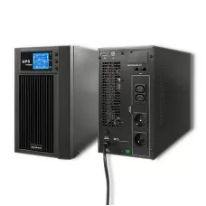 Zasilacz awaryjny UPS Qoltec | On-line | Pure Sine Wave | 3kVA | 2.4kW | LCD | USB