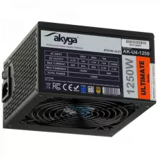 Zasilacz ATX 1250W Akyga Ultimate AK-U4-1250 80+ Gold Fan14cm P8 5xSATA 12xPCI-E